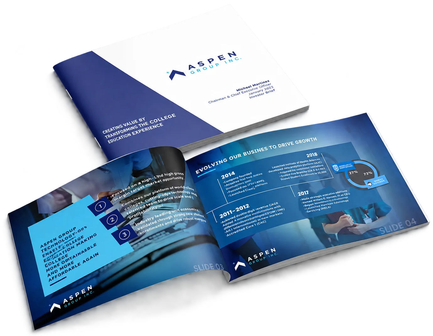 Aspen investor presentation booklet