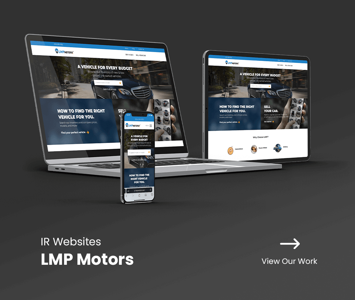 IR Websites LMP Motors